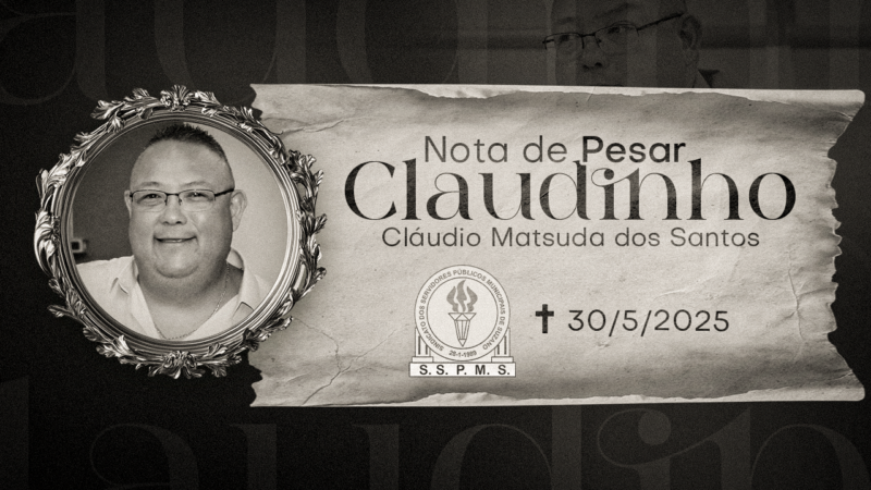 Com profunda tristeza, comunicamos o falecimento do nosso presidente Cláudio Matsuda. Líder sindical e defensor incansável dos Servidores