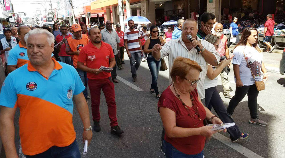 PROTESTO | Manifesto pacífico contra a Reforma Previdenciária lotou as ruas de Suzano