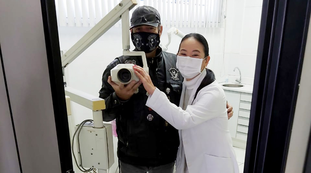 Ampliação do Odonto | Dra. Dulce Matico Noyama doa máquina de Raio-X