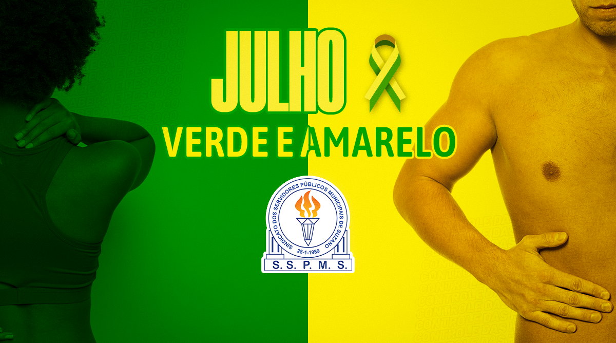 Julho Verde/Amarelo | Apoiamos o combate às hepatites virais e o câncer de cabeça e pescoço