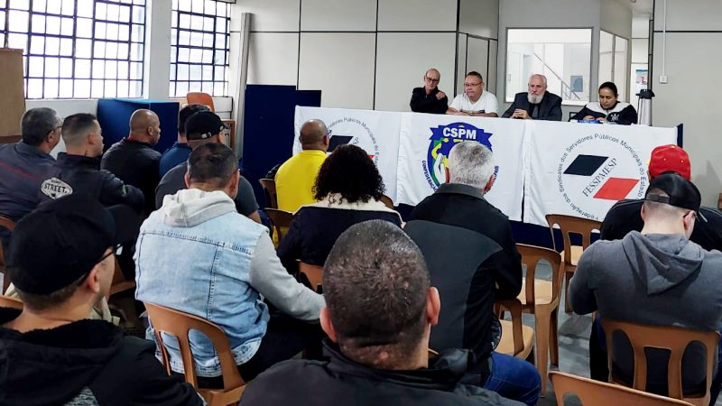 Guardas Civis Municipais deliberam por ajuizamento de ação sobre horas extras e Estatuto. Veja os detalhes da assembleia!