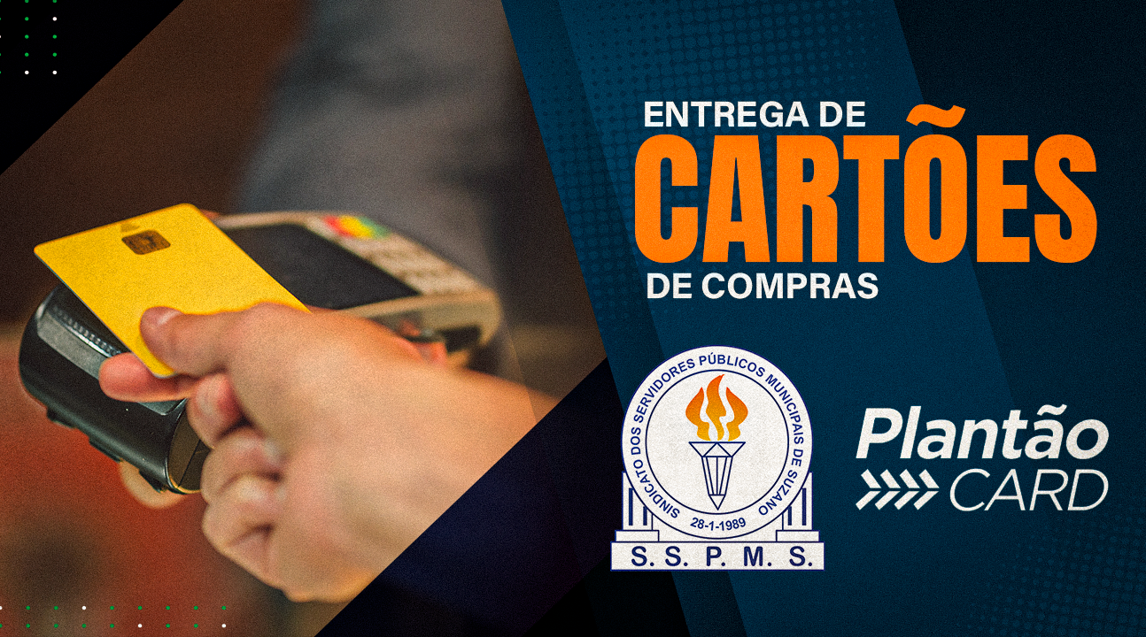 PLANTÃO CARD | Entrega dos cartões de compras será de 2 a 6 de dezembro na sede do Sindicato, com direito a sorteio de brindes!